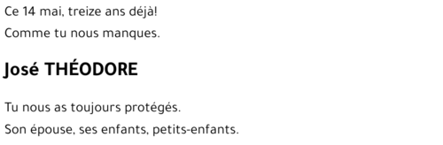 José THéODORE