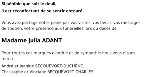 Julia ADANT