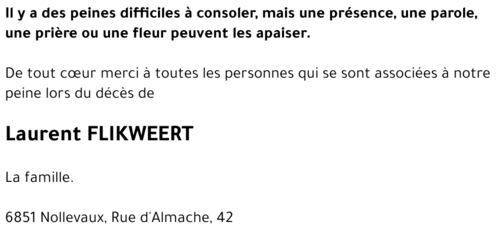 Laurent FLIKWEERT