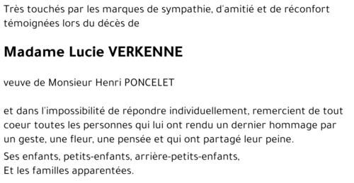 Lucie VERKENNE
