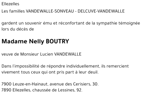 Nelly BOUTRY