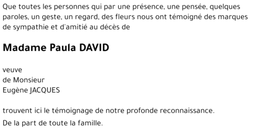 Paula DAVID