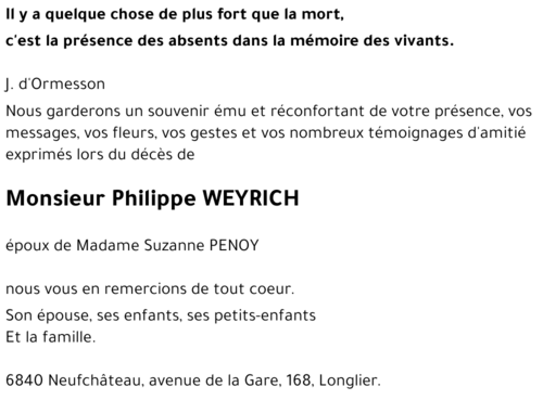 Philippe WEYRICH