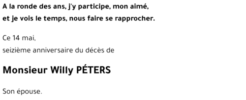 Willy PETERS