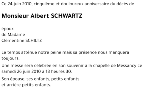 Albert SCHWARTZ