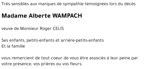 Alberte WAMPACH
