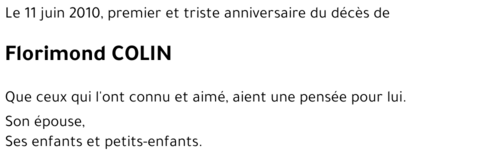 Florimond COLIN