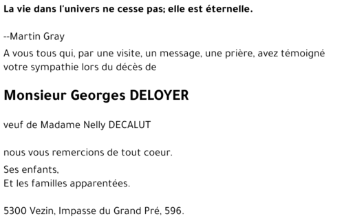 Georges DELOYER