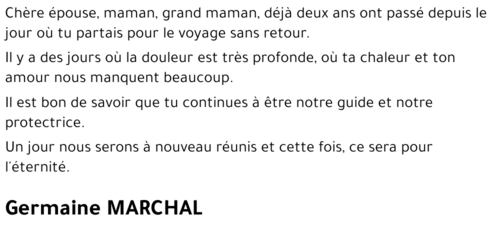 Germaine MARCHAL