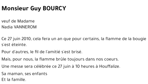 Guy BOURCY