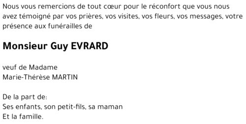 Guy EVRARD