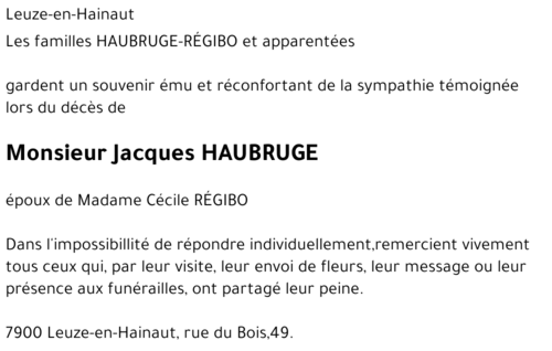 Jacques Haubruge