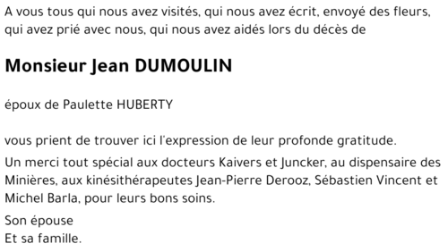 Jean DUMOuLIN