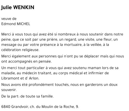 Julie WENKIN
