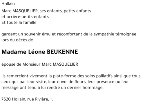 Léone BEUKENNE