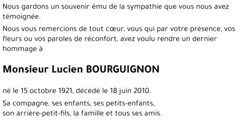 Lucien BOURGUIGNON