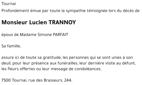 Lucien TRANNOY