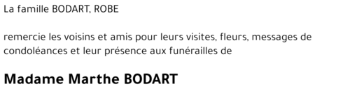 Marthe BODART