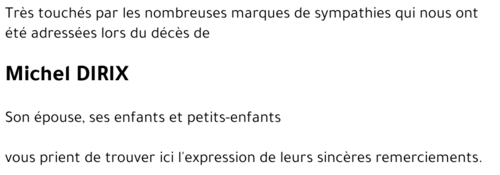 Michel DIRIX