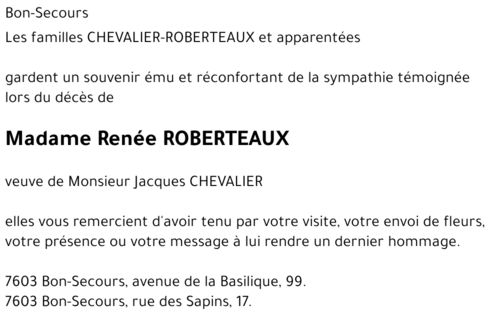 Renée ROBERTEAUX