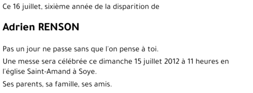 Adrien RENSON