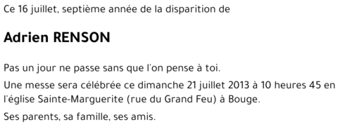 Adrien RENSON