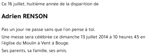 Adrien RENSON