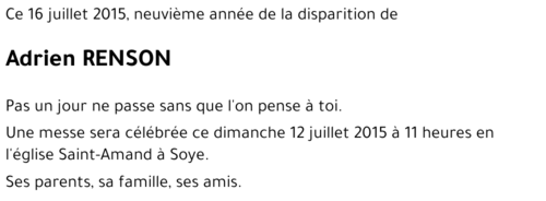 Adrien RENSON