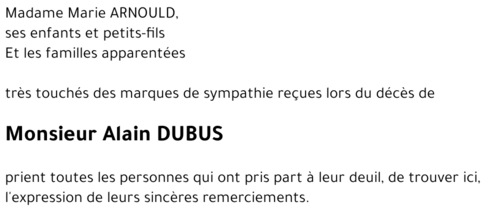 Alain DUBUS