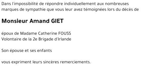 Amand GIET