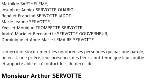 Arthur SERVOTTE