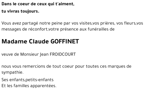 Claude GOFFINET