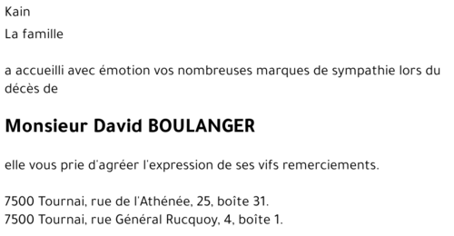 David BOULANGER