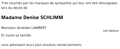 Denise SCHLIMM