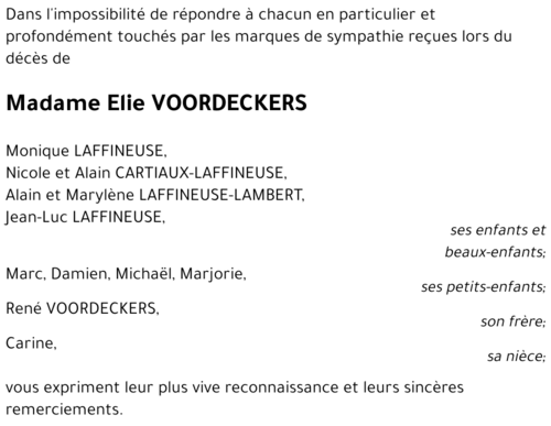 Elie VOORDECKERS