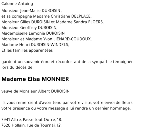 Elisa MONNIER