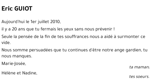 Eric GUIOT