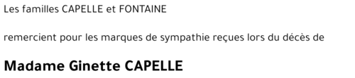 Ginette CAPELLE