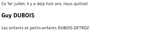 Guy DUBOIS