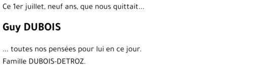 Guy DUBOIS