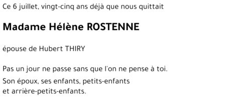 Hélène ROSTENNE