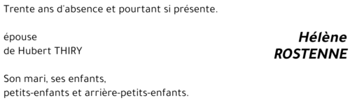 Hélène ROSTENNE