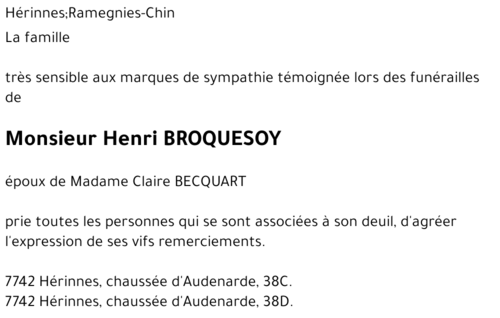 Henri BROQUESOY