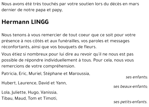 Hermann LINGG