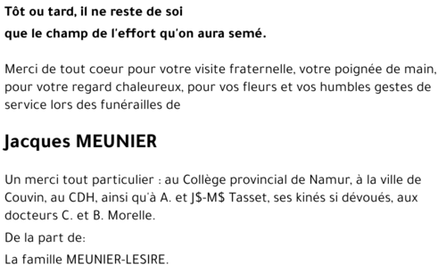 Jacques MEUNIER