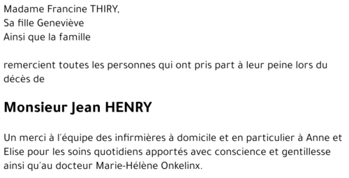 Jean HENRY