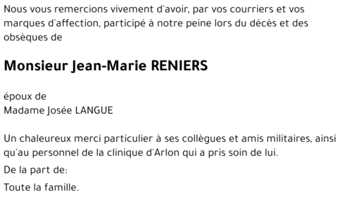 Jean-Marie RENIERS