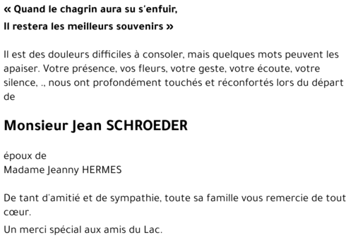 Jean SCHROEDER