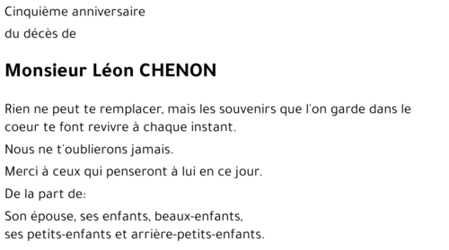 Léon CHENON