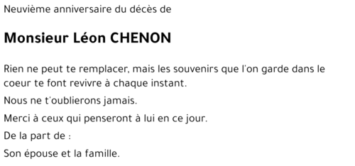 Léon CHENON